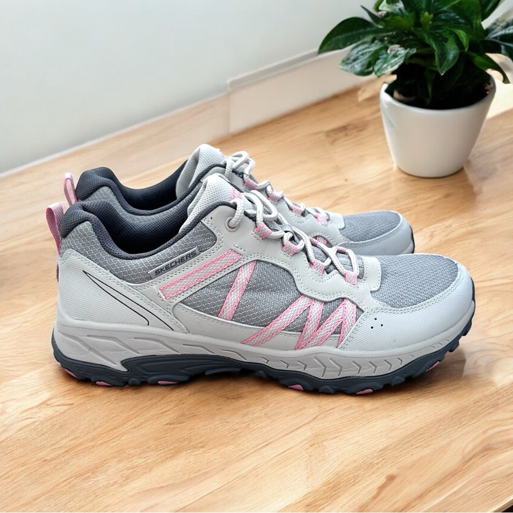 Skechers Women’s Trail Gray Hiking Shoes Size 10